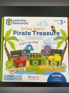 Sorting Surprise Pirate Treasure - learning resources